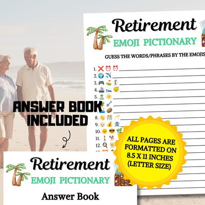 Retirement Games Bundle | Printable Retirement Party Game