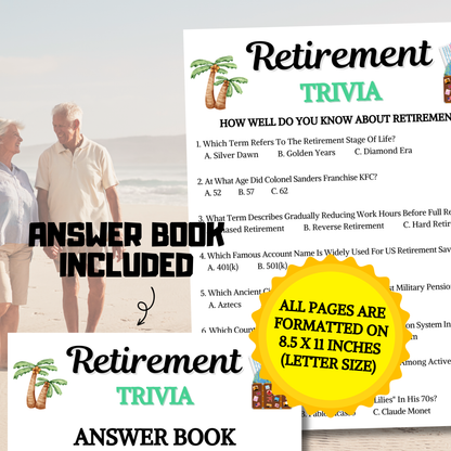 Retirement Trivia Game | Retirement Trivia Quiz