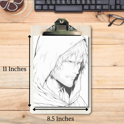 Robin Hood Coloring Book 2: Robin Hood Print Out Size Demo