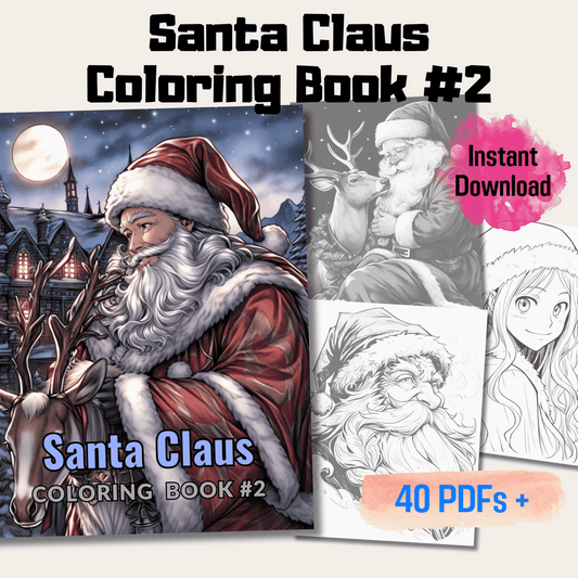 Santa Claus Coloring Book 2: Santa Claus