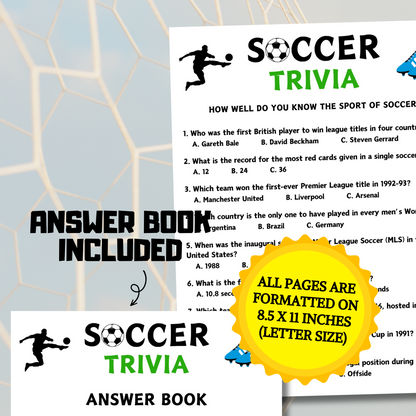 Soccer Trivia Game | Soccer Knowledge Quiz Game