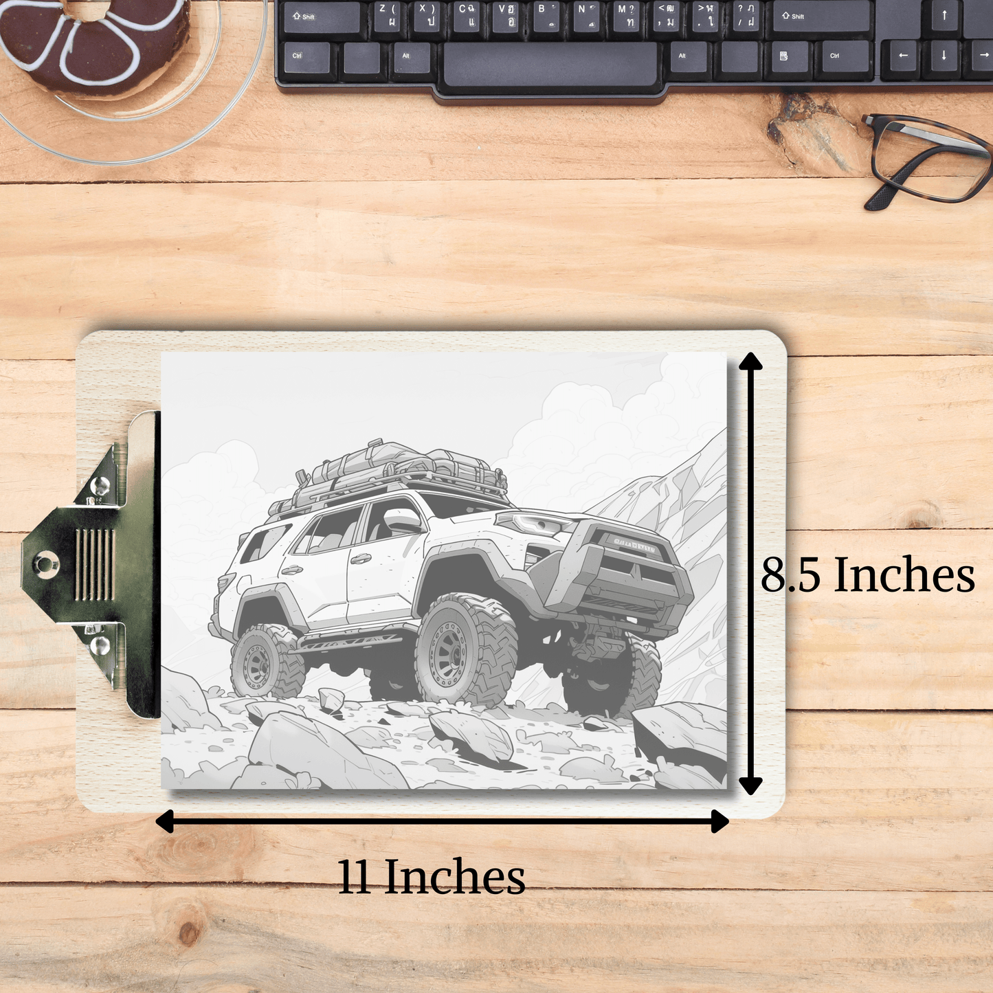 Sports Utility Vehicle Coloring Book, Fun and Educational SUV Coloring Pages