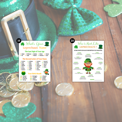 St. Patrick's Day Games Bundle | 20 Party Games MEGA Bundle