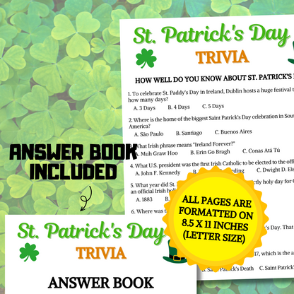 St. Patrick's Day Games Bundle | 20 Party Games MEGA Bundle