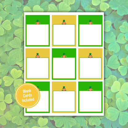 St. Patrick's Day Taboo Game | Printable St. Patrick's Day Forbidden Words Game