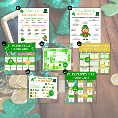 St. Patrick's Day Ultimate Games Bundle | 25 Best Seller Party Games Bundle