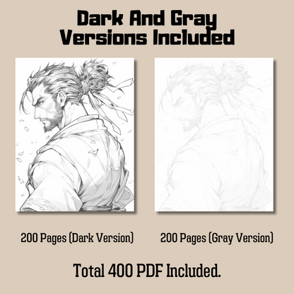 Story Characters Coloring Book Bundle 1: Story Character Dark And Gray Versions Demo