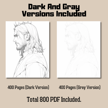 Story Characters Coloring Book Mega Bundle: Story Character Dark And Gray Versions Demo
