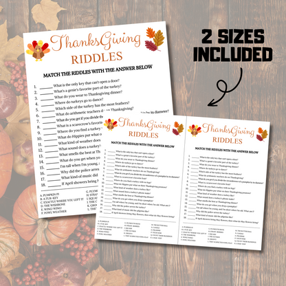 Thanksgiving Games Bundle | 30 Party Games MEGA Bundle