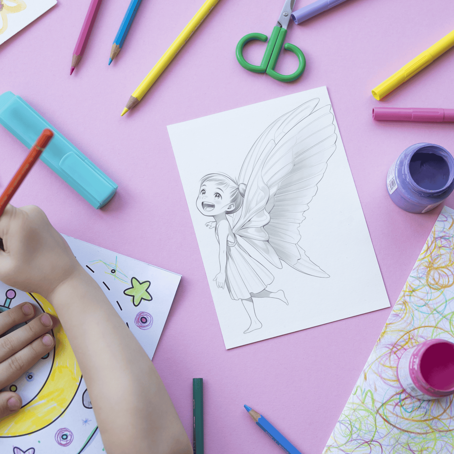 Tooth Fairy Coloring Book 1: Tooth Fairy Print Out Demo