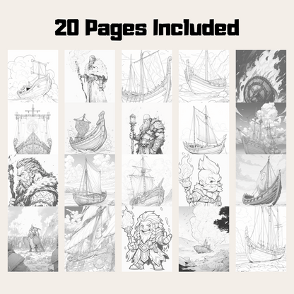 Up Helly Aa Fire Festival Coloring Book 1: Up Helly Aa Fire Festival 20 Pages Included