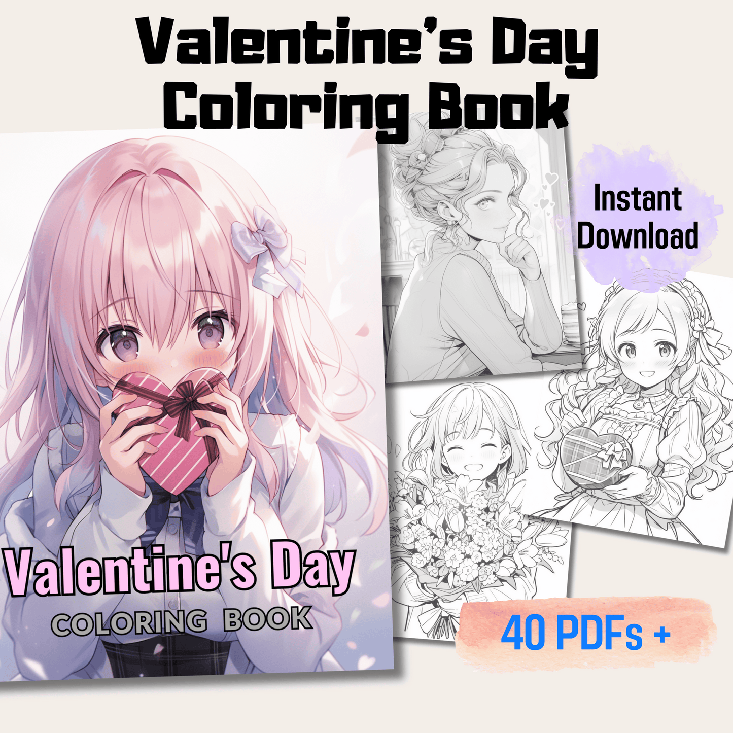 Valentine's Day Coloring Book 1: Valentine's Day