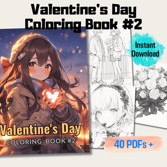 Valentine's Day Coloring Book 2: Valentine's Day