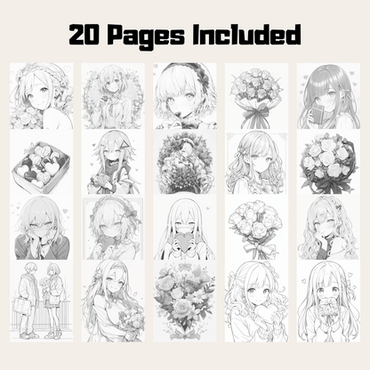 Valentine's Day Coloring Book 2: Valentine's Day 20 Pages Included