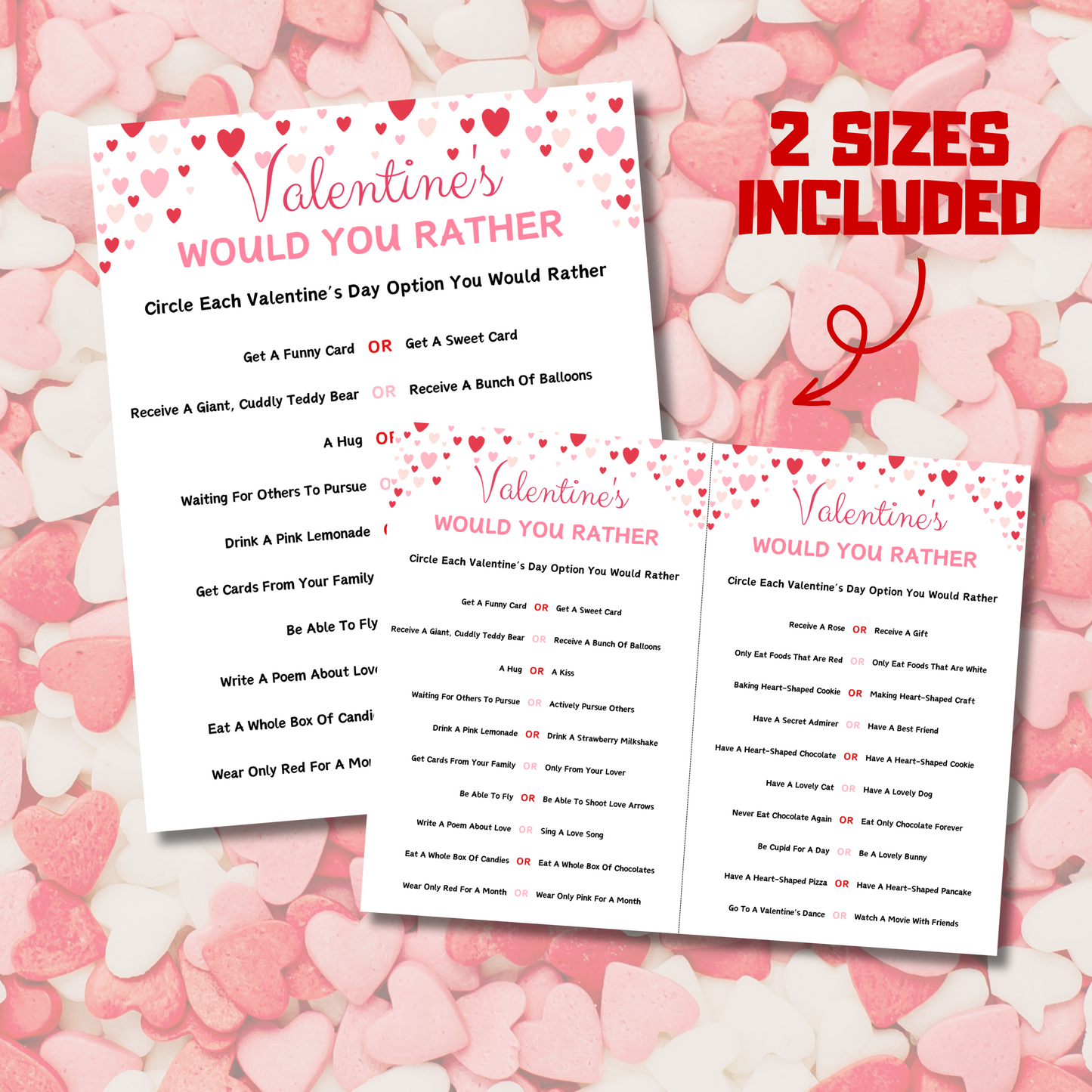 Valentine's Day Would You Rather Game | Valentines Day This or That Game