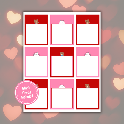 Valentine's Taboo Game | Printable Forbidden Words Family Valentine's Day Game