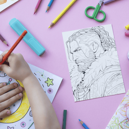 Viking Festival Coloring Book 2: Viking Festival Print Out Demo