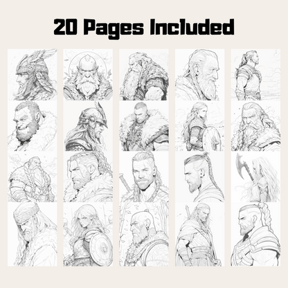 Viking Festival Coloring Book 2: Viking Festival 20 Pages Included