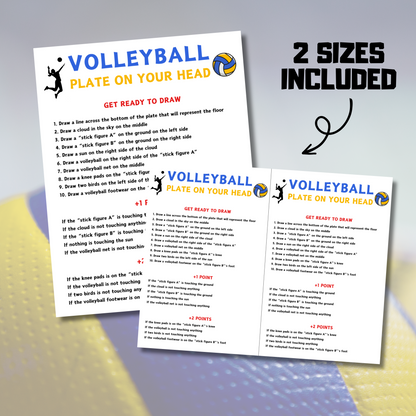 Volleyball Games Bundle | Printable Volleyball Team Party Game