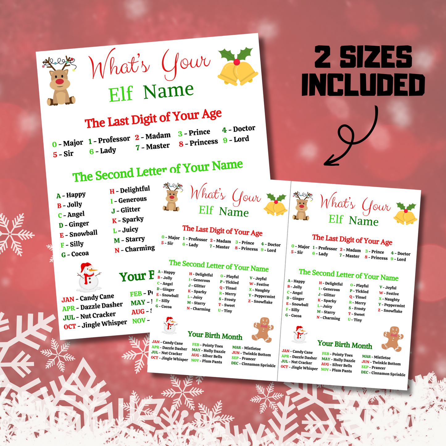 What's Your Elf Name Game | Christmas Party Elf Name Generator