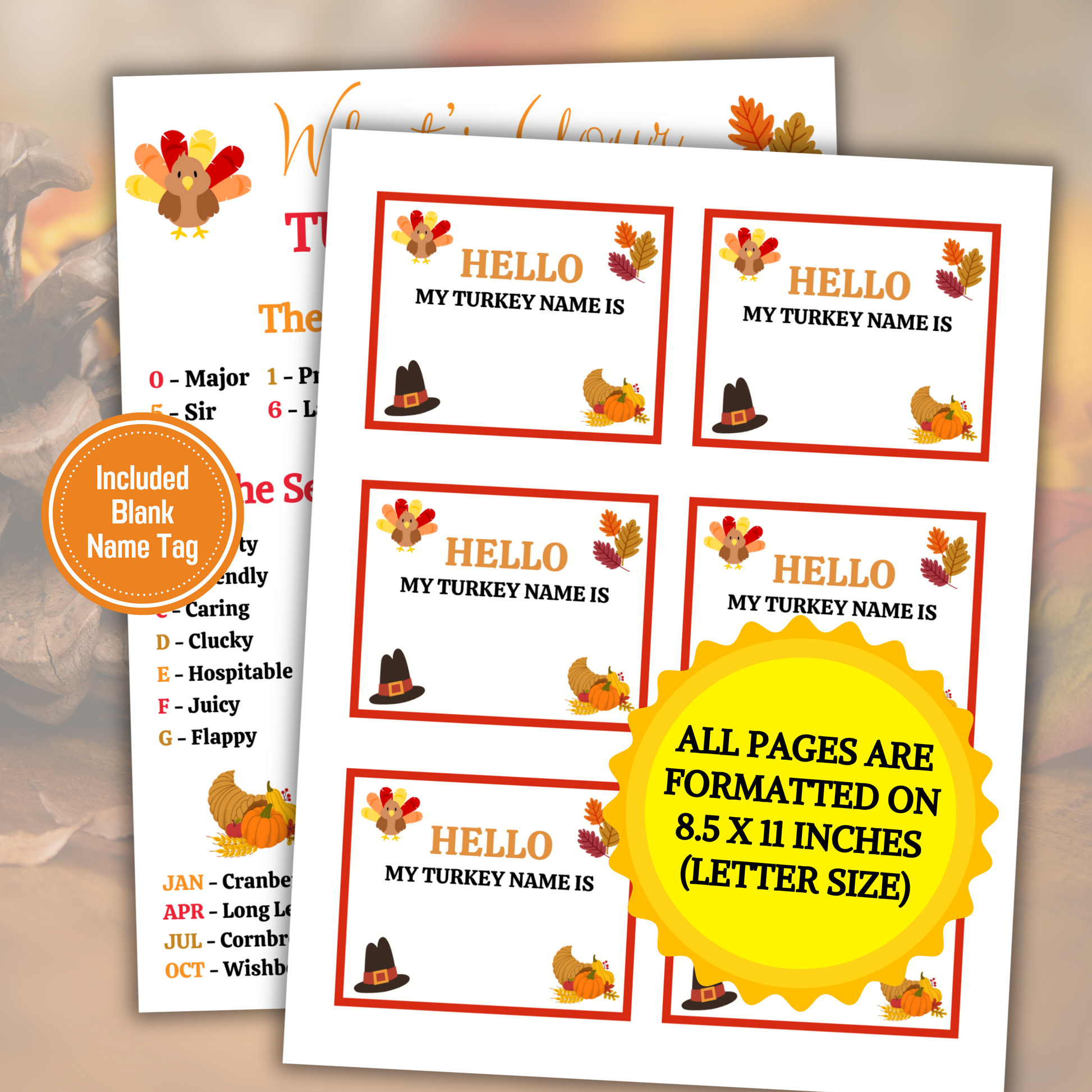 What sYourTurkeyNameGame Promo2 what's your turkey name game | thanksgiving turkey name game