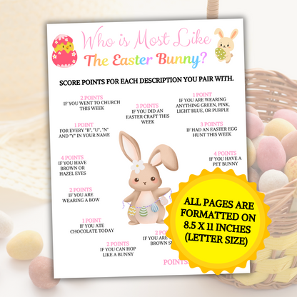 Who Is Most Like The Easter Bunny Game | Icebreaker Game