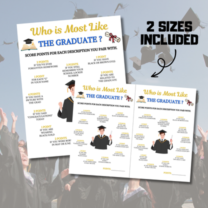 Who Is Most Like The Graduate Game | Icebreaker Game for Graduation