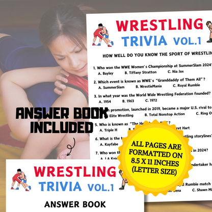 Wrestling Trivia Game Vol.1 | Wrestling Knowledge Quiz Game