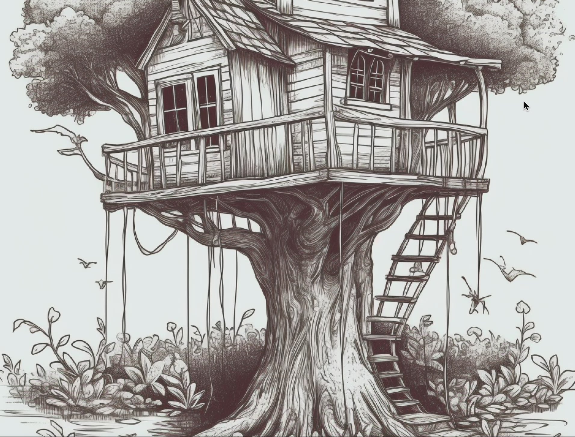 Treehouses Coloring Book 1: Treehouses Demo Video