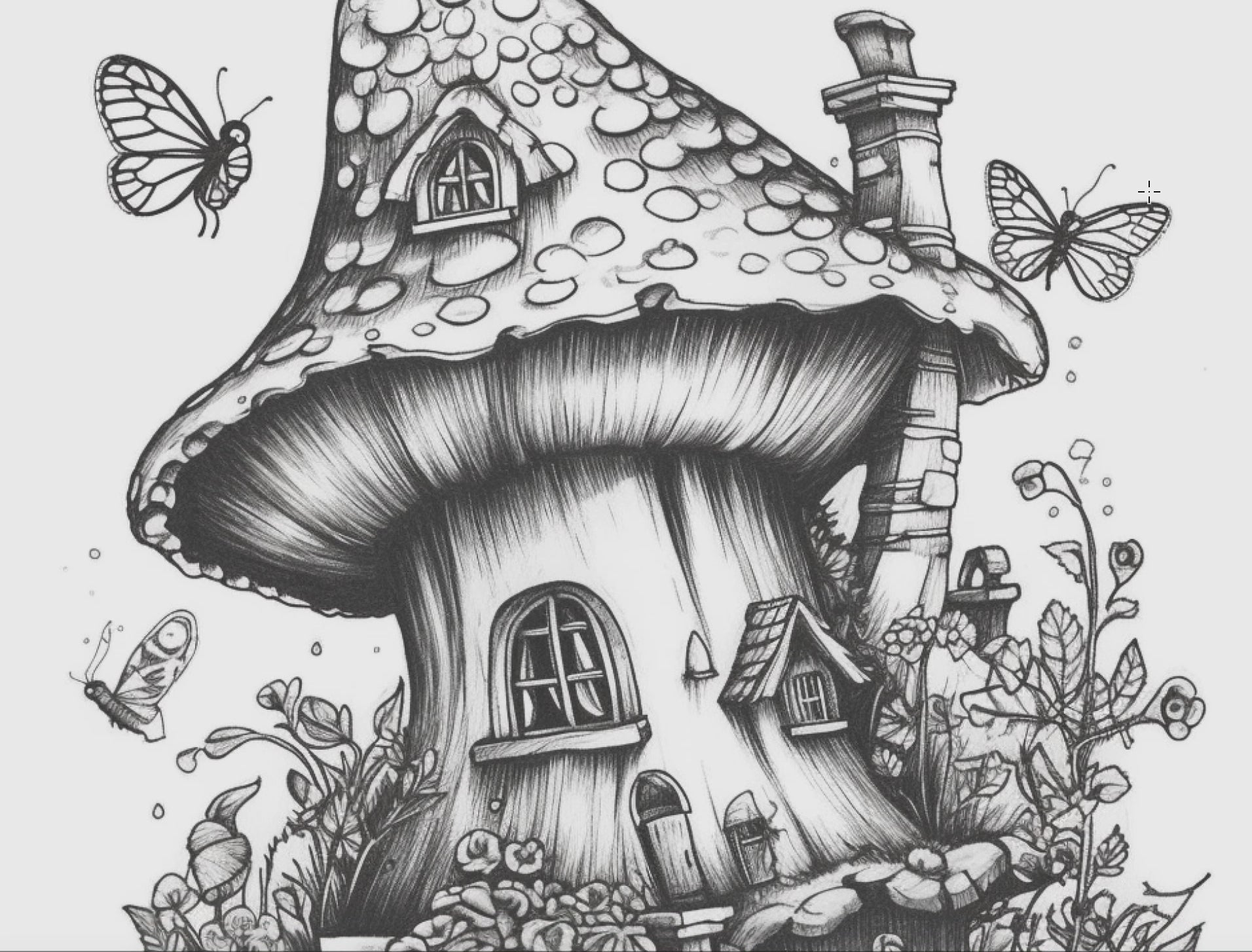 Fairy Houses Coloring Book 1: Fairy Houses Demo Video