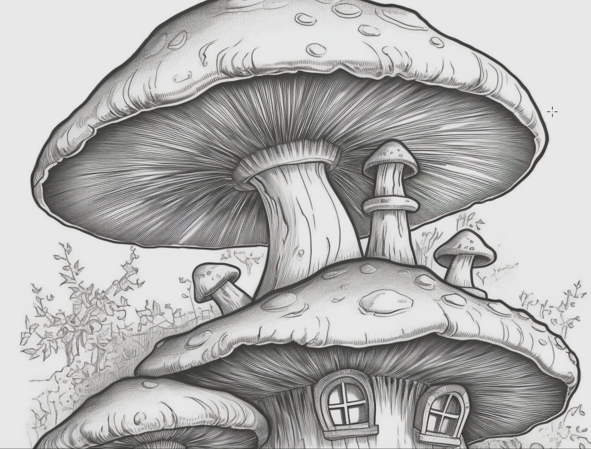 Mushroom Houses Coloring Book 2: Mushroom Houses Demo Video