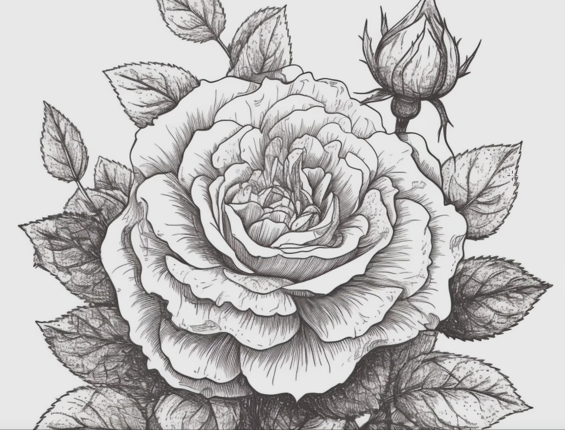 Rose Coloring Book 1: Roses Demo Video