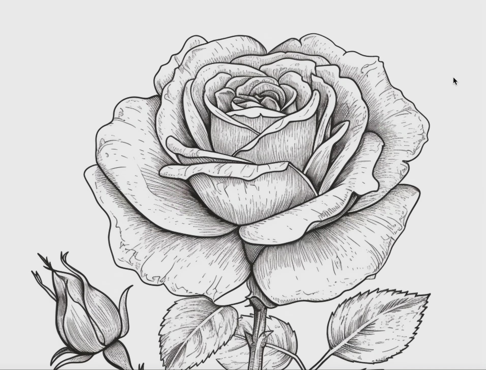 Rose Coloring Book 2: Roses Demo Video